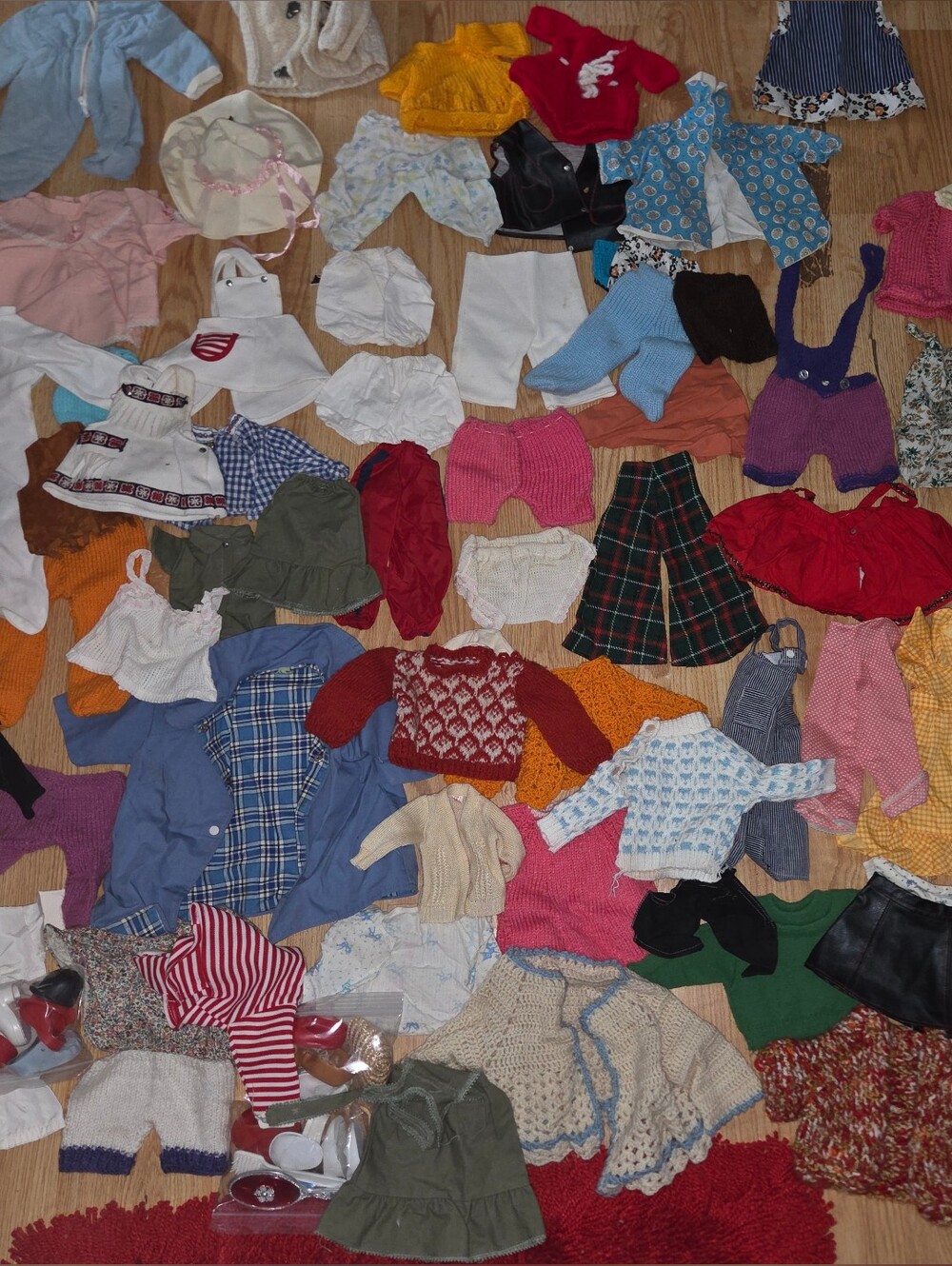 Mixed Doll Clothes Lot - Multi Color Assortment
